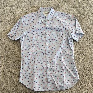 Men's bonobos Blue Floral Shirt